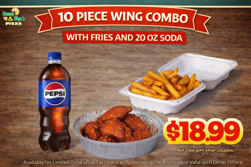 10pc Wings Combo 18.99