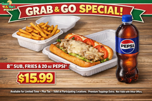 8 Sub Fries Deal 15.99